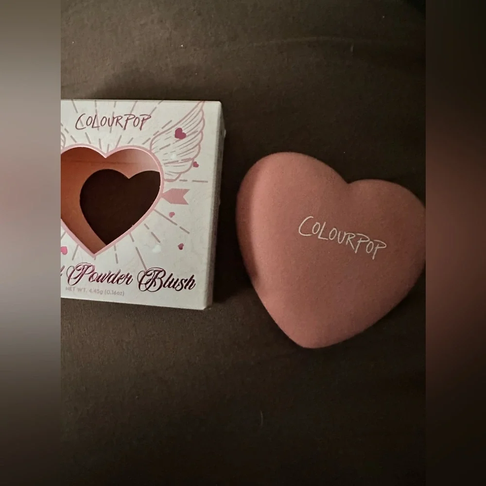 New colourpop press powder, blush heart shape colour lets dance come with box - Picture 4 of 6